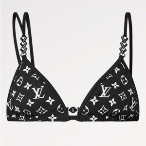 Black Louis Vuitton bathing suit